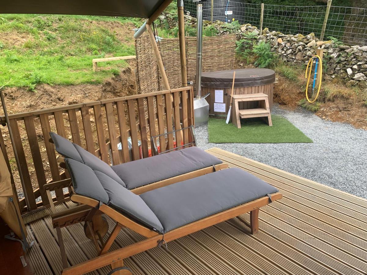 Mountain View Safari Tent With Hot Tub In The Heart Of Snowdonia Dolgellau Buitenkant foto