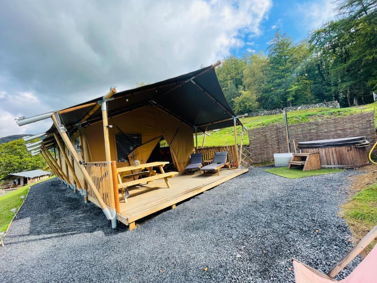 Mountain View Safari Tent With Hot Tub In The Heart Of Snowdonia Dolgellau Buitenkant foto